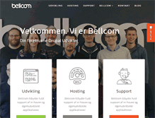 Tablet Screenshot of bellcom.dk